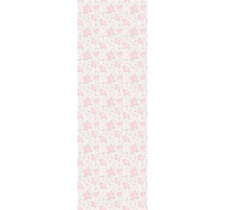 Papel tapiz floral flores ornamentales - TenVinilo