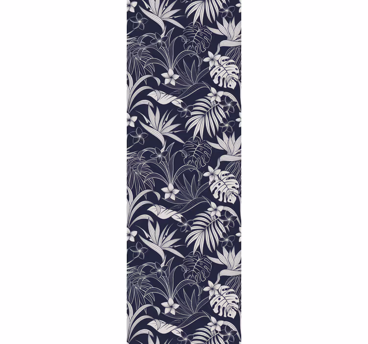 Papel tapiz flores despertar floral tropical - TenVinilo