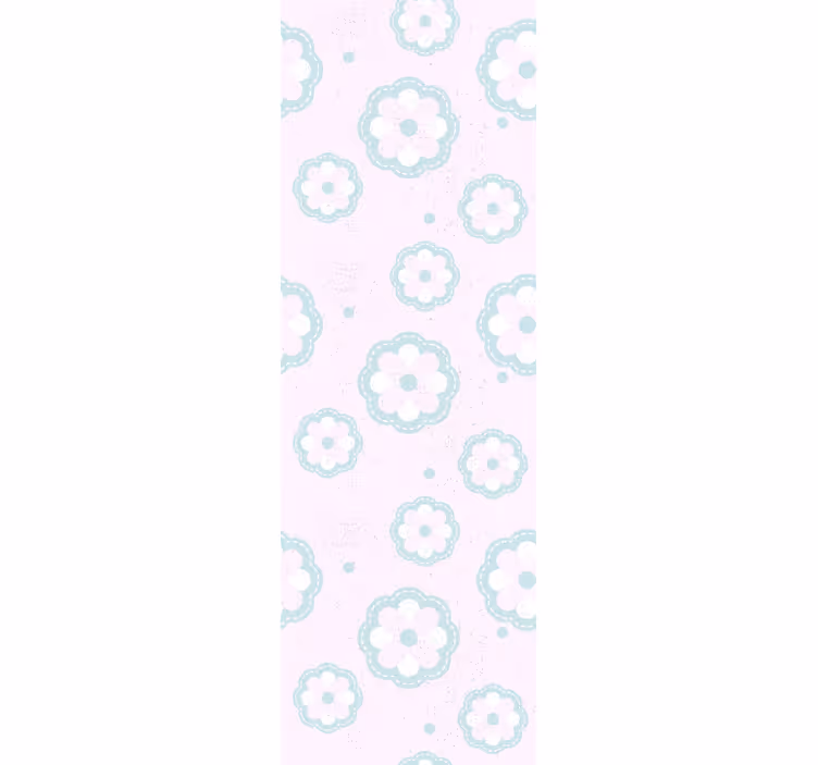 Papel tapiz flores patrón floral suave - TenVinilo