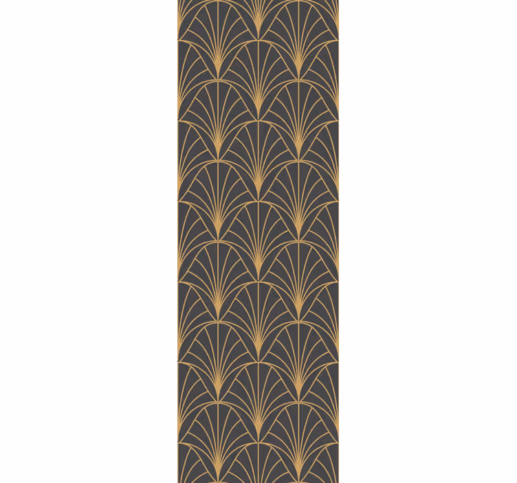 Papel pintado abstracto Delicados arcos de estilo art deco - TenVinilo