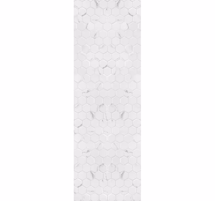 Papel pintado moderno Elegante hexágono de azulejos grises - TenVinilo