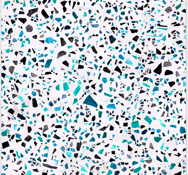 Papel pintado moderno Azulejos de marmur azul - TenVinilo
