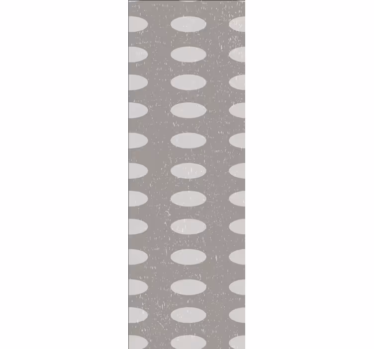 Papel pintado lunares Patrón de círculo gris geométrico - TenVinilo
