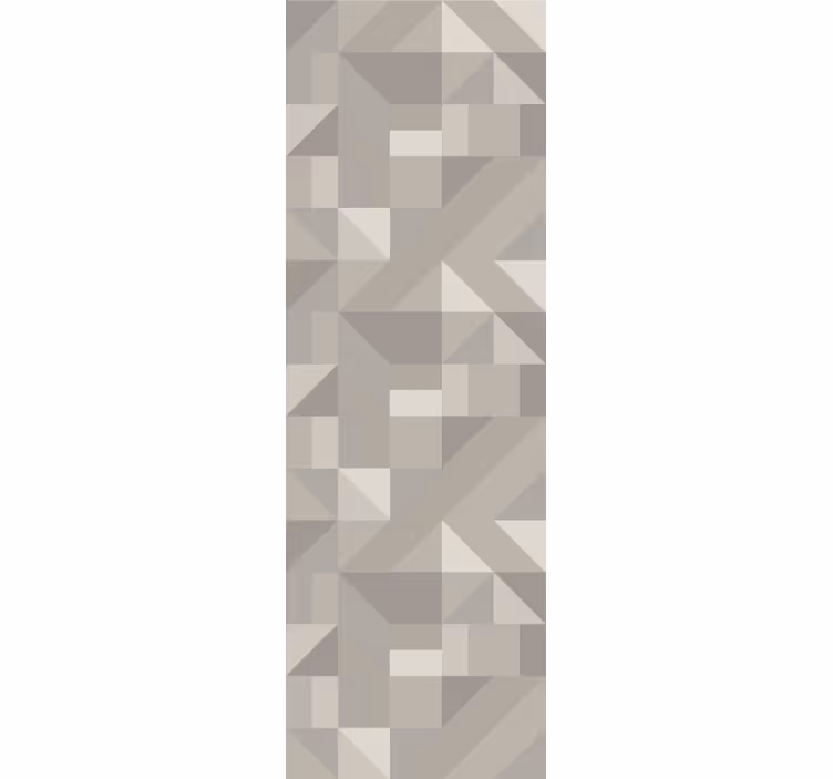 Papel tapiz geométrico tonos beige neutros - TenVinilo