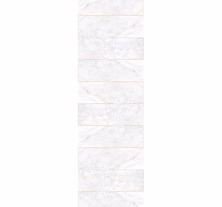 Papel tapiz mármol elegantes azulejos blancos - TenVinilo