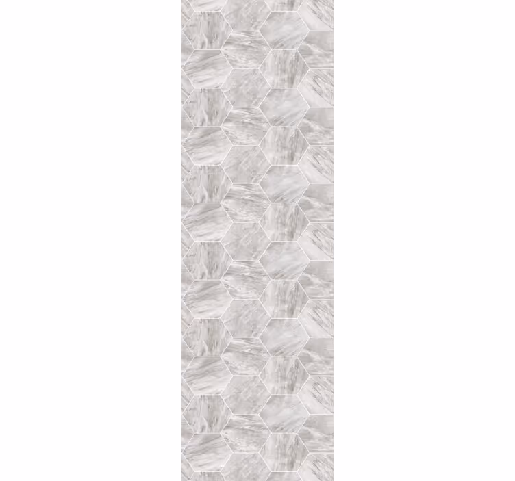 Papel tapiz mármol patrón de mosaico hexagonal - TenVinilo