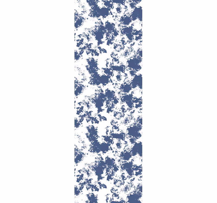 Papel pintado abstracto Parches azules de estilo cosmopolita - TenVinilo
