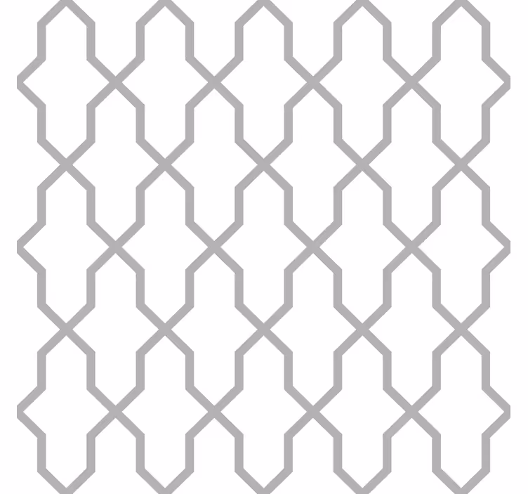Papel tapiz geométrico armonía gris - TenVinilo