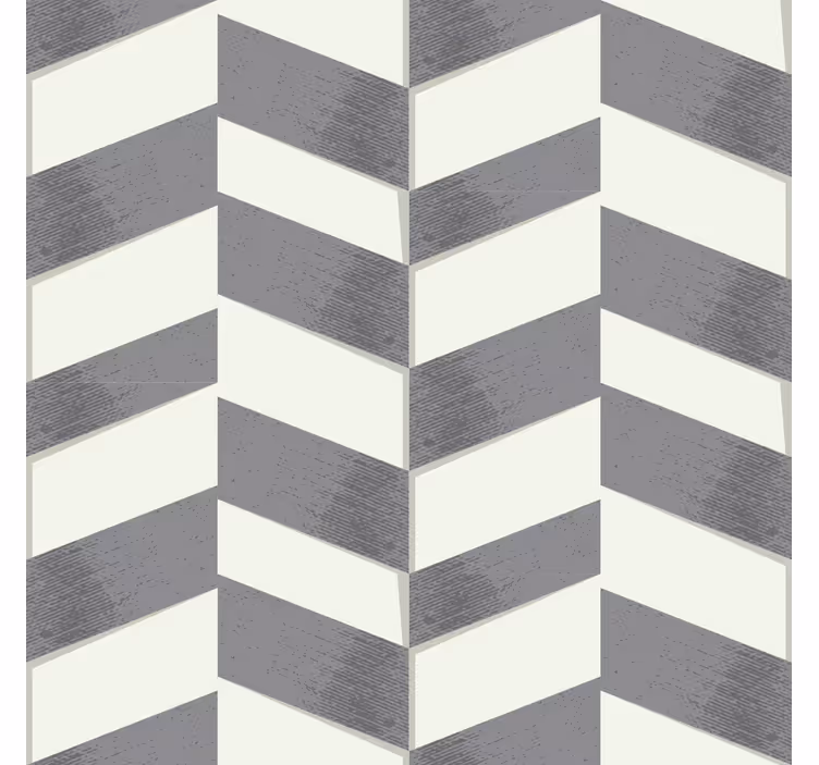 Papel tapiz geométrico galón gris - TenVinilo