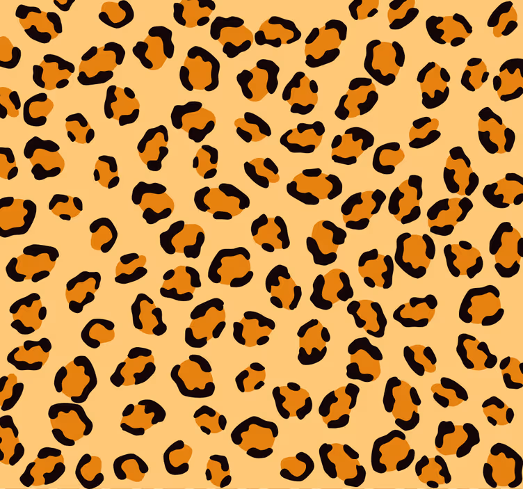 Papel tapiz leopardos patrón de estampado de leopardo - TenVinilo
