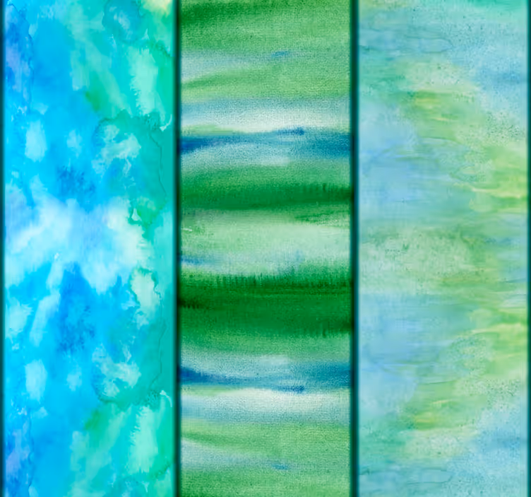 Papel tapiz abstracto acuarela abstracta - TenVinilo