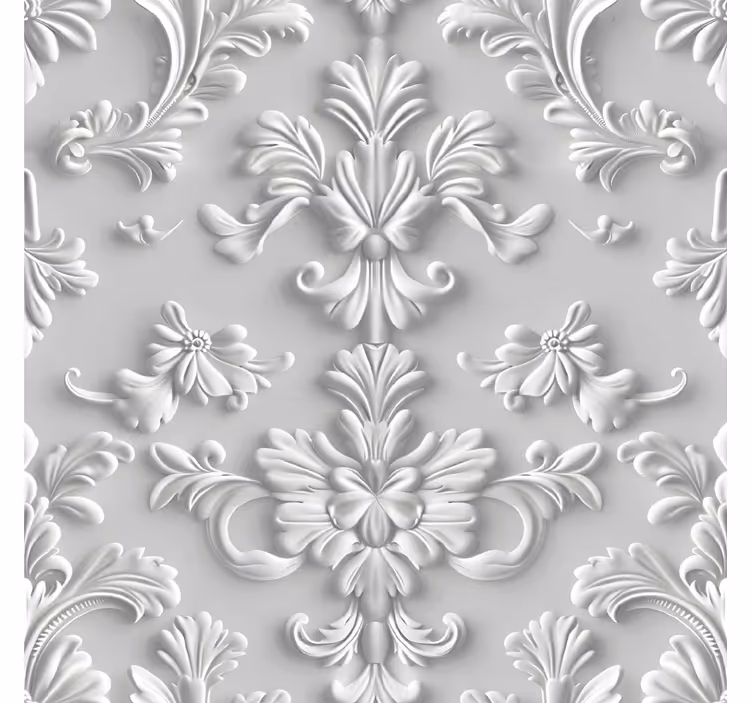 Papel tapiz barroco efecto 3d - TenVinilo