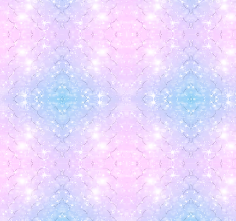 Papel pintado infantil Escamas de brillo de sirena - TenVinilo
