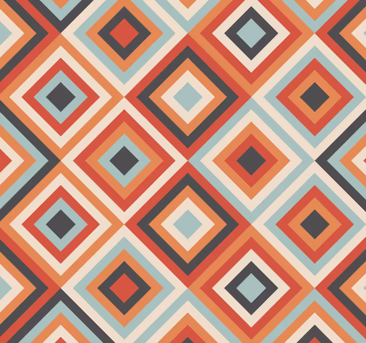Papel de pared para salón patrón bohemio tribal - TenVinilo