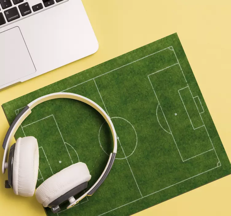 Alfombrilla ratón original campo de fútbol - TenVinilo