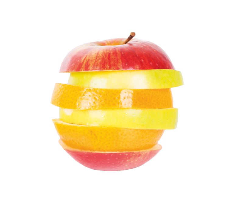 Cortina roller cocina manzana cortada - TenVinilo