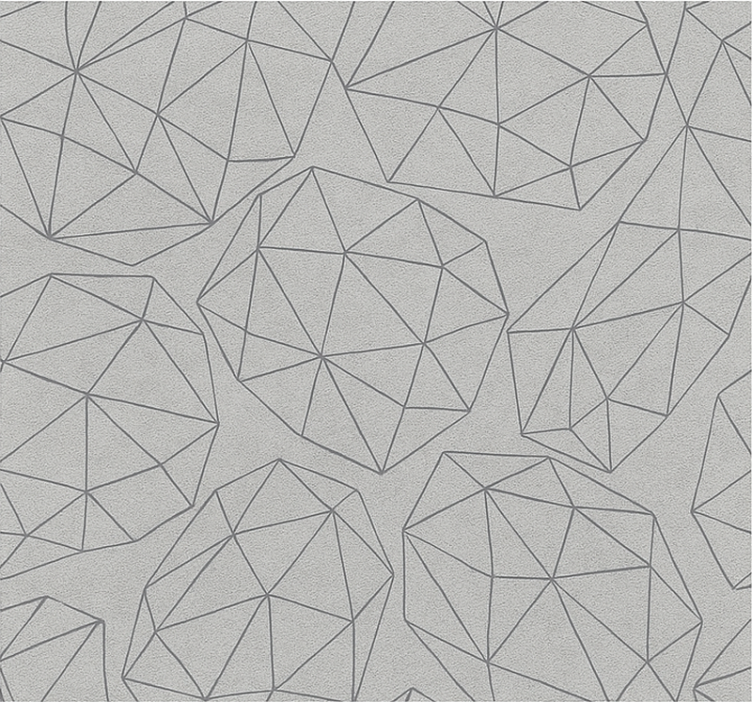 Cortina roller baño brillo plateado de piedras preciosas - TenVinilo