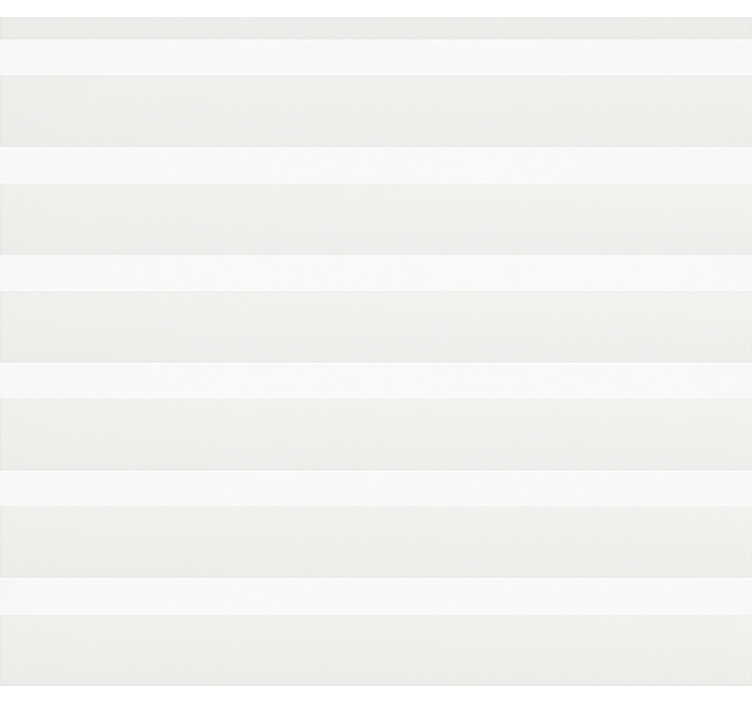 Cortina roller living comedor rayas horizontales blancas - TenVinilo