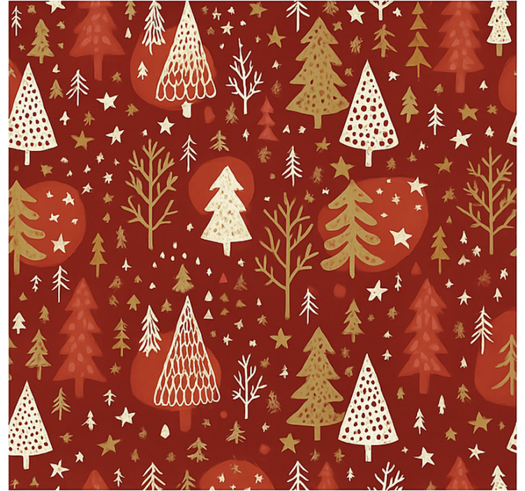 Cortina roller living comedor iconos festivos verdes - TenVinilo