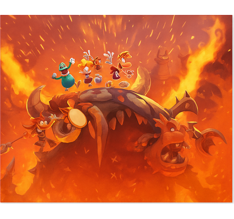 Cortina roller geek victoria ardiente sobre el monstruo - TenVinilo