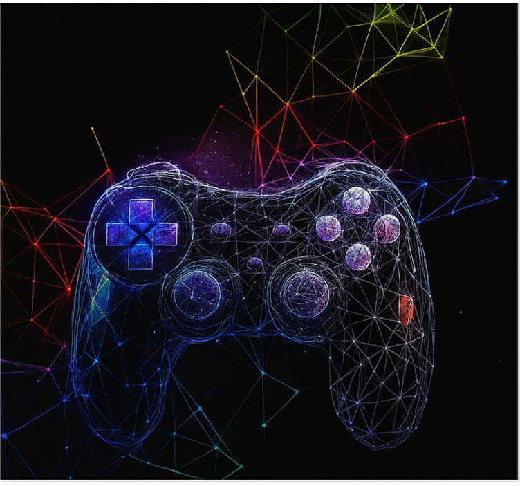 Cortina roller geek consola de juegos con adn - TenVinilo