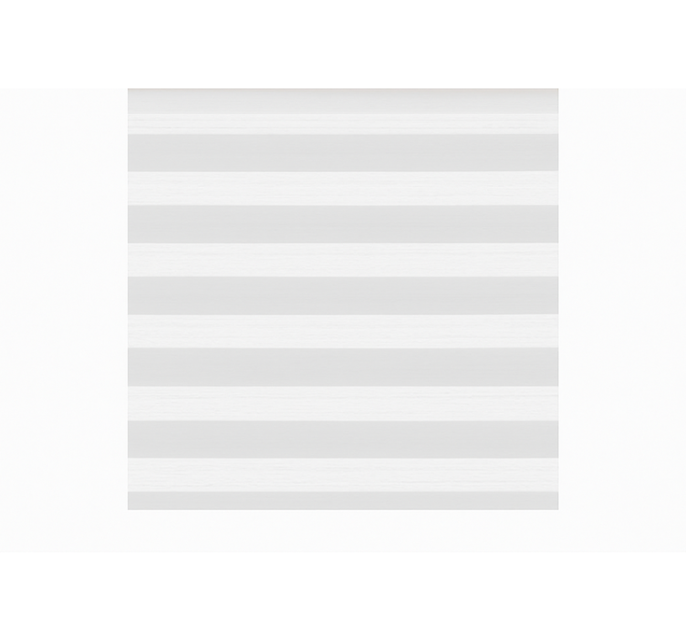 Cortina roller comedor rayas blancas transparentes - TenVinilo