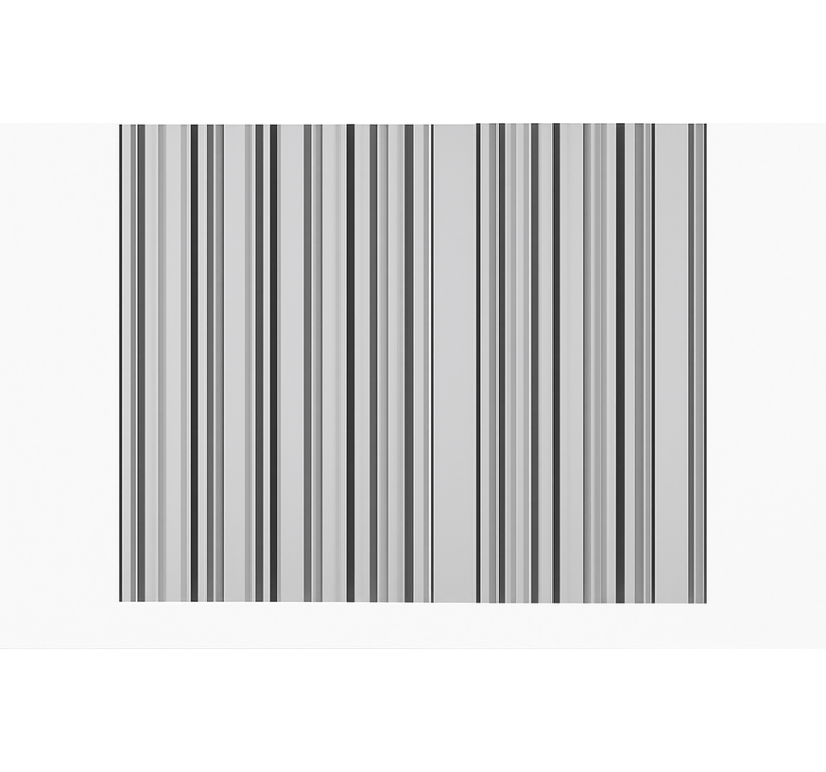 Cortina roller comedor paleta gris raya vertical - TenVinilo