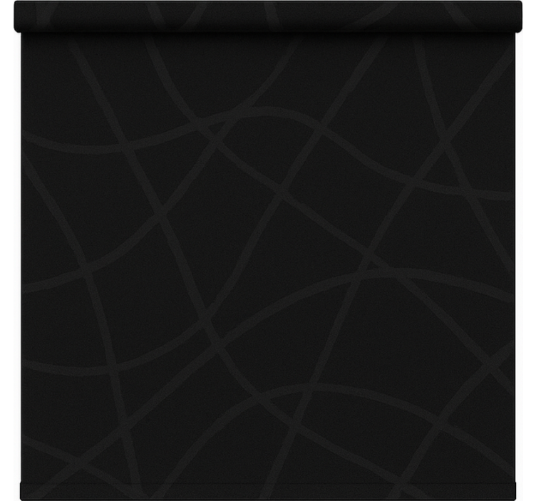 Cortina roller oficina negro relajante - TenVinilo