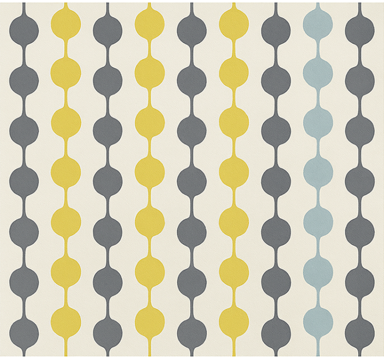 Cortina roller nórdico círculos de colores colgantes - TenVinilo