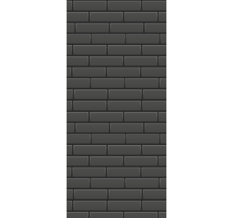 Cortina roller comedor textura de bloque de concreto - TenVinilo