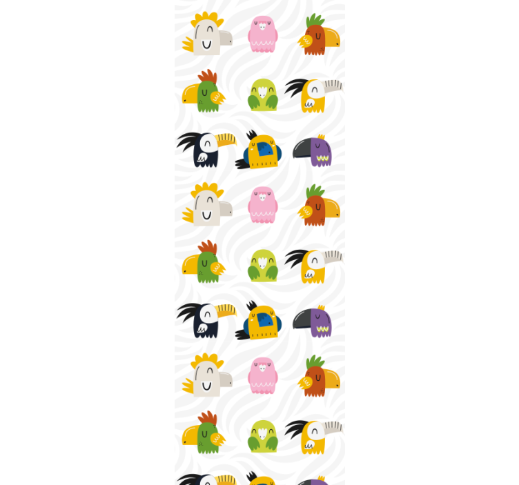 Cortina roller infantil mural de monstruo alegre - TenVinilo