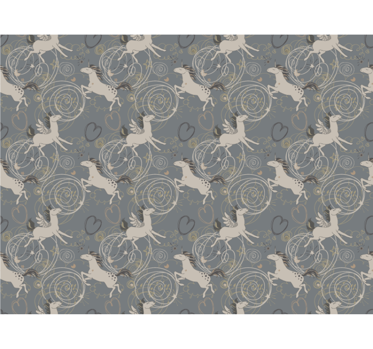 Cortina roller infantil unicornios saltarines - TenVinilo