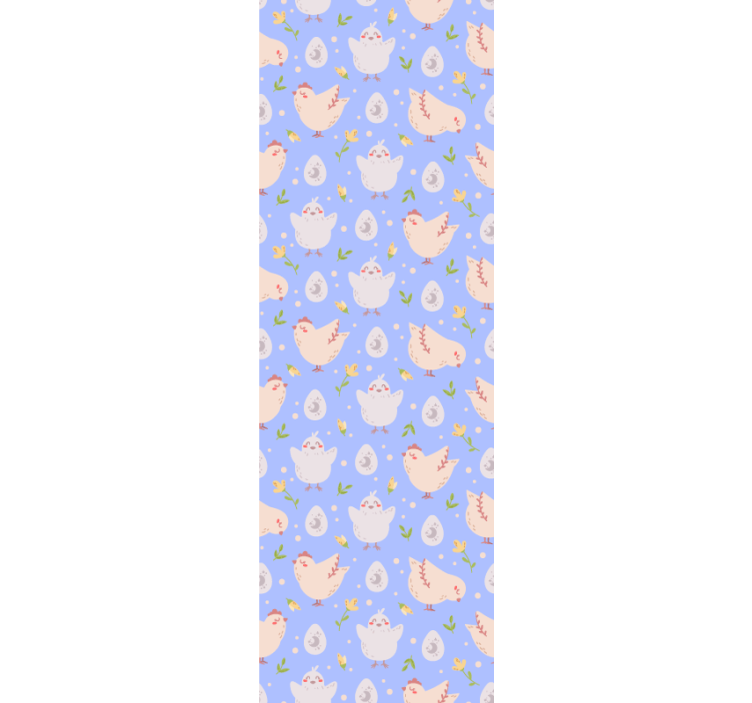 Cortina roller infantil personajes de pollo - TenVinilo