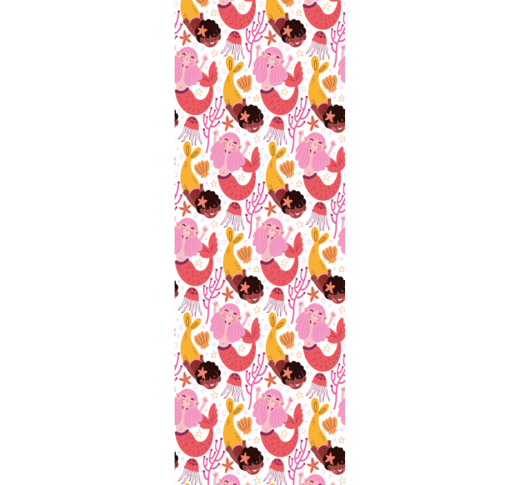 Cortina roller infantil sirena sonriente - TenVinilo