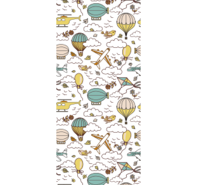 Cortina roller infantil surtido de vehículos - TenVinilo