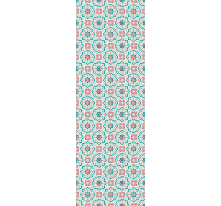 Cortina roller oficina estilo vintage acogedor - TenVinilo