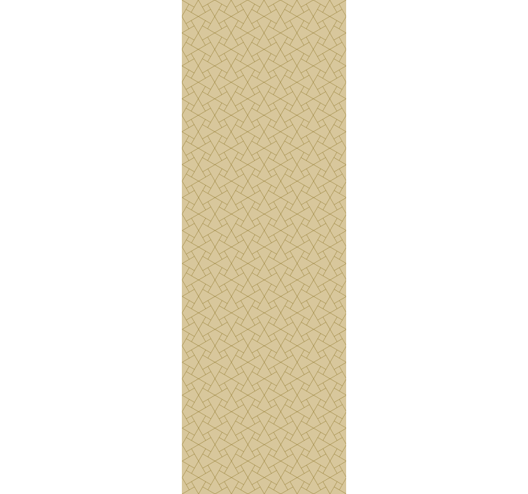 Cortina roller oficina gris gráfico y beige - TenVinilo