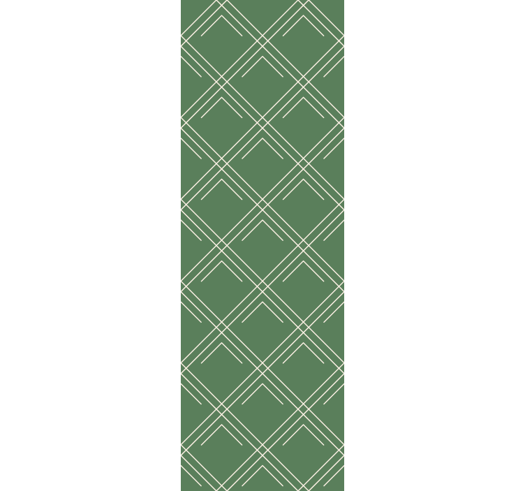 Cortina roller oficina cuadrados verdes elegantes - TenVinilo