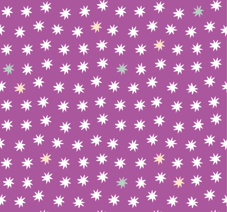 Cortina roller juvenil estrellas blancas para niños - TenVinilo