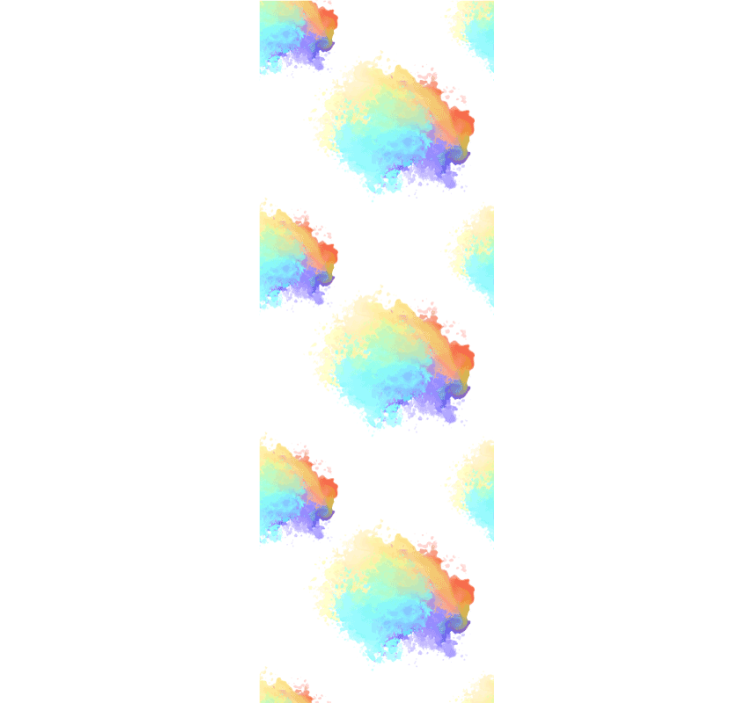 Cortina roller juvenil fiesta de colores splash - TenVinilo