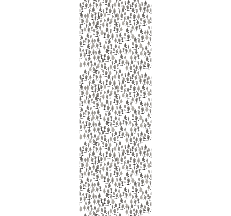 Cortina roller moderno patrón de árboles pequeños - TenVinilo