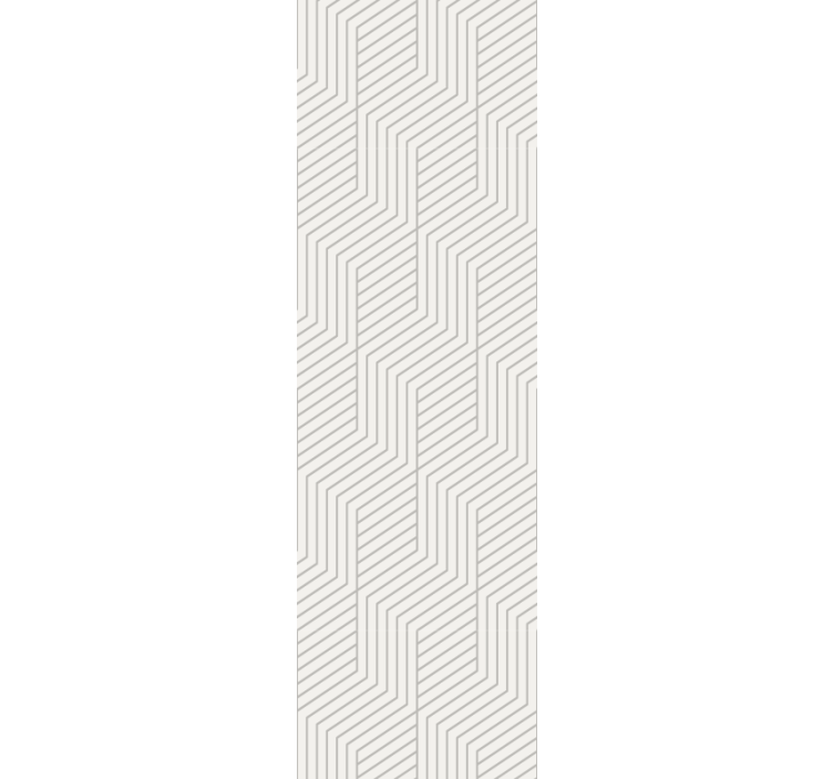 Cortina roller moderno octágonos diferentes - TenVinilo