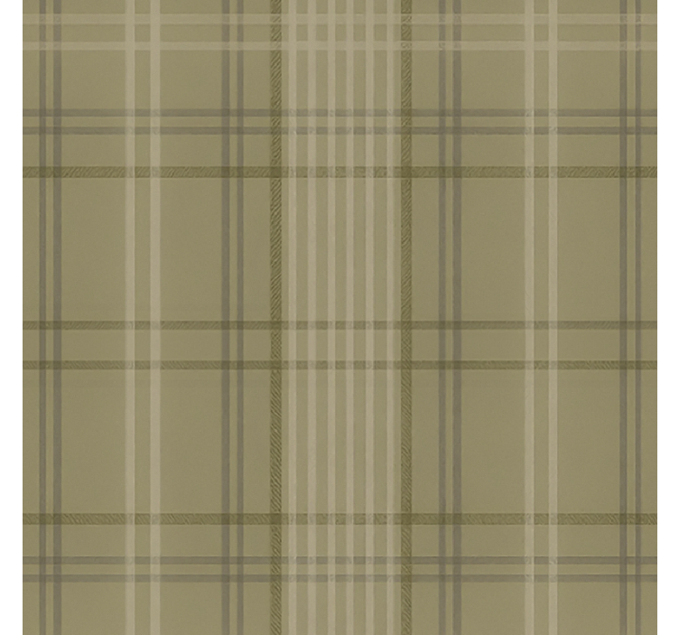 Cortina roller beige diseño gris olivo años 60 - TenVinilo