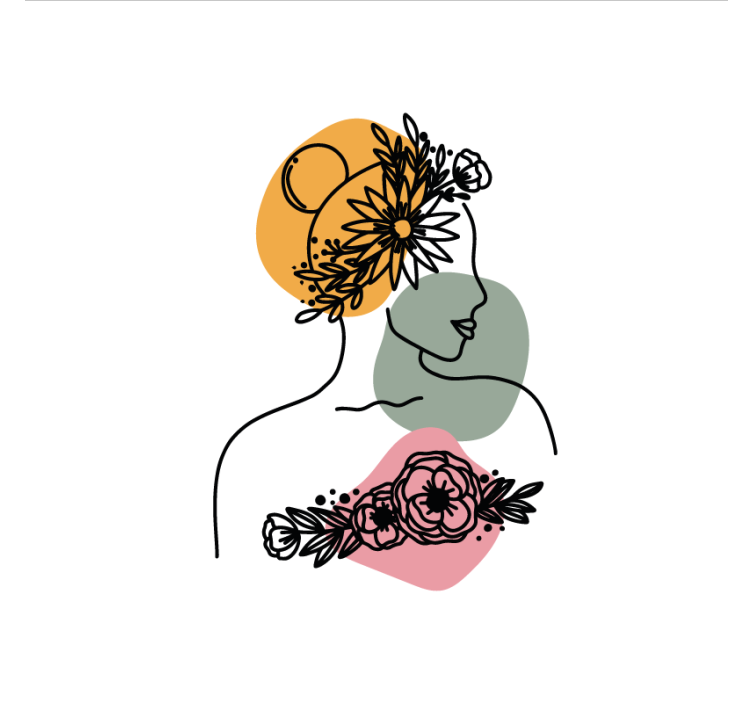 Cortina roller living comedor cara de mujer asombrosa - TenVinilo