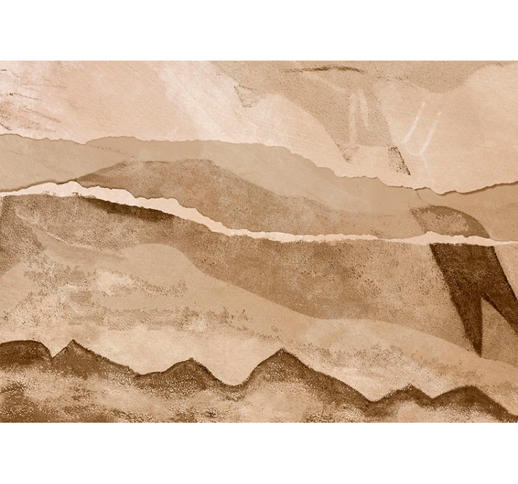 Cortina roller beige tiras de papel - TenVinilo