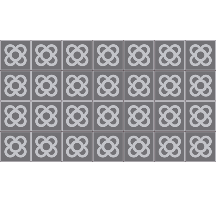 Cortina roller gris alfombra vinílica panot barcelona - TenVinilo