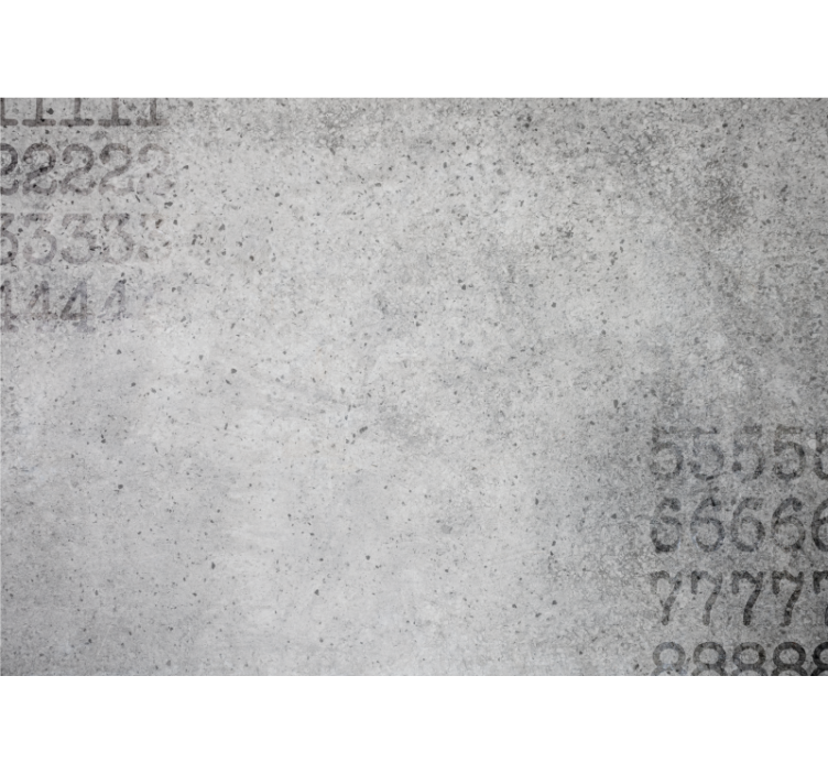 Cortina roller gris textura de piedra numérica - TenVinilo