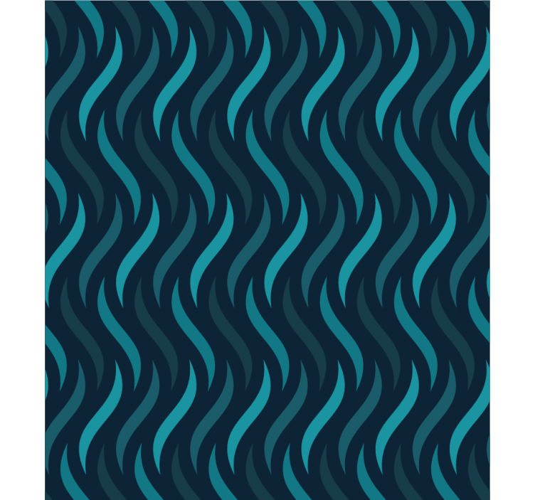 Cortina roller azul textura ondulada - TenVinilo