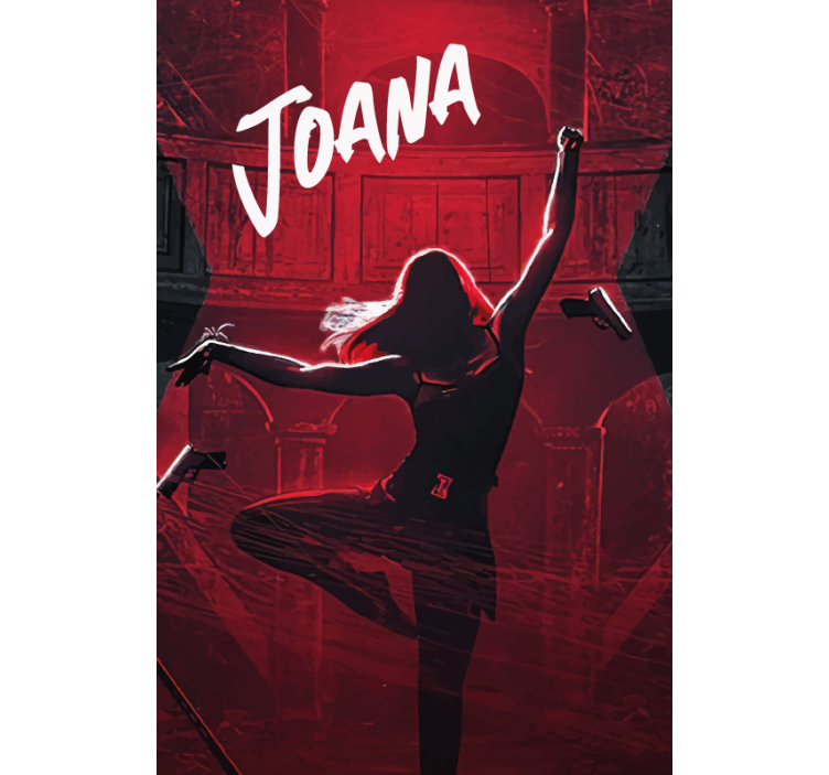 Cortina roller personalizable pose de baile dinámico - TenVinilo