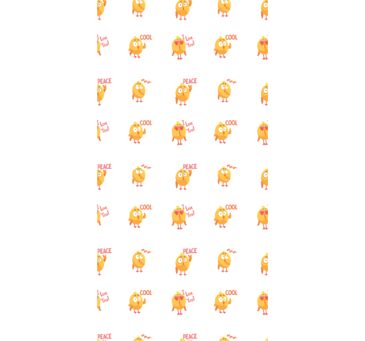 Cortina roller animales expresiones de pájaros lindos - TenVinilo